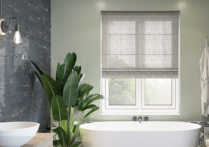 Siena Voile, Elephant Grey - Roman Blind - Image 3